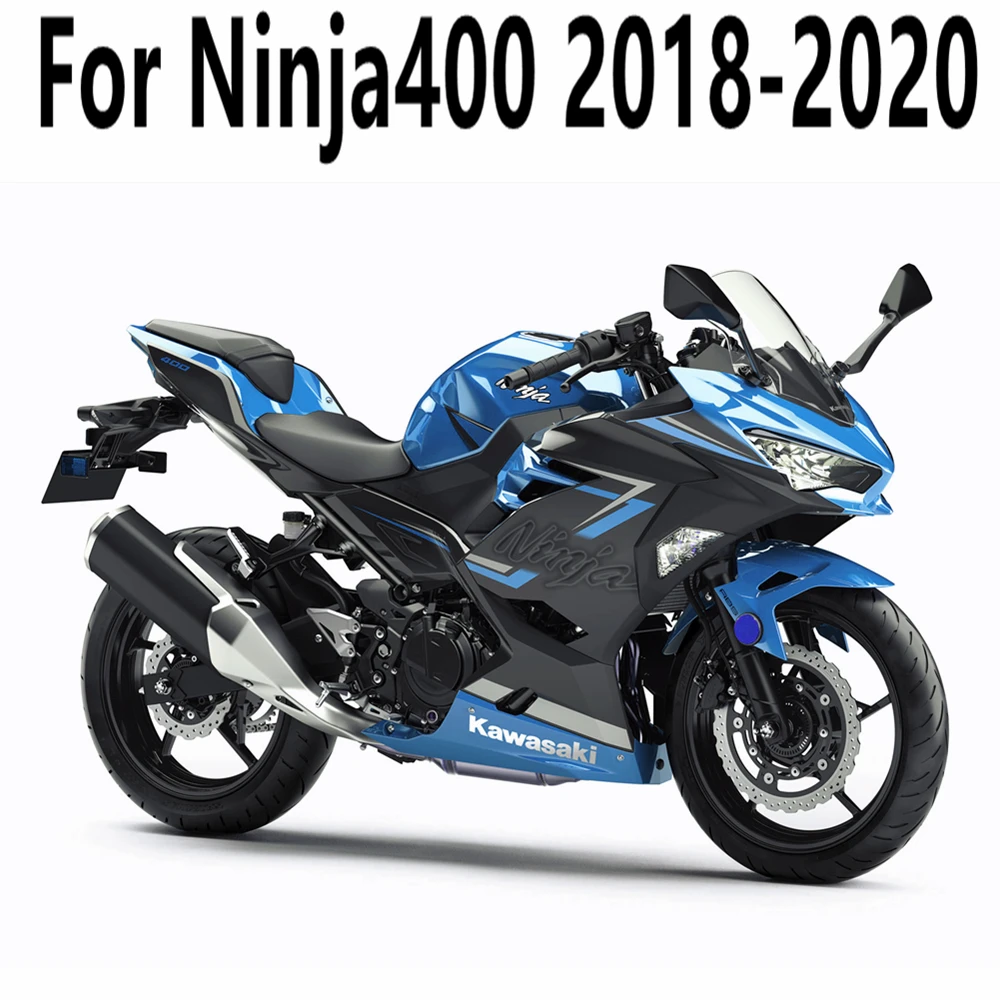 Высококачественный новый комплект обтекателей для Ninja400 из АБС пластика с красным принтом подходит Ninja 400 2018