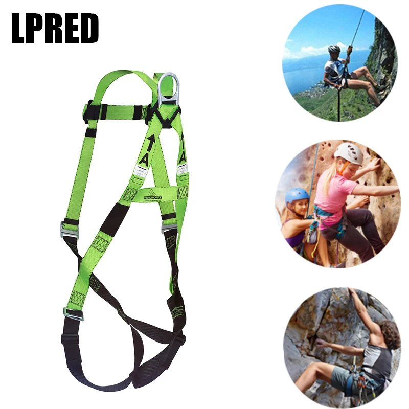 

Safety Belt Climbing Accessories Full Body Sit Seat Durable Secure Firm Belt Harness Strap Tree Rock Safety Protector