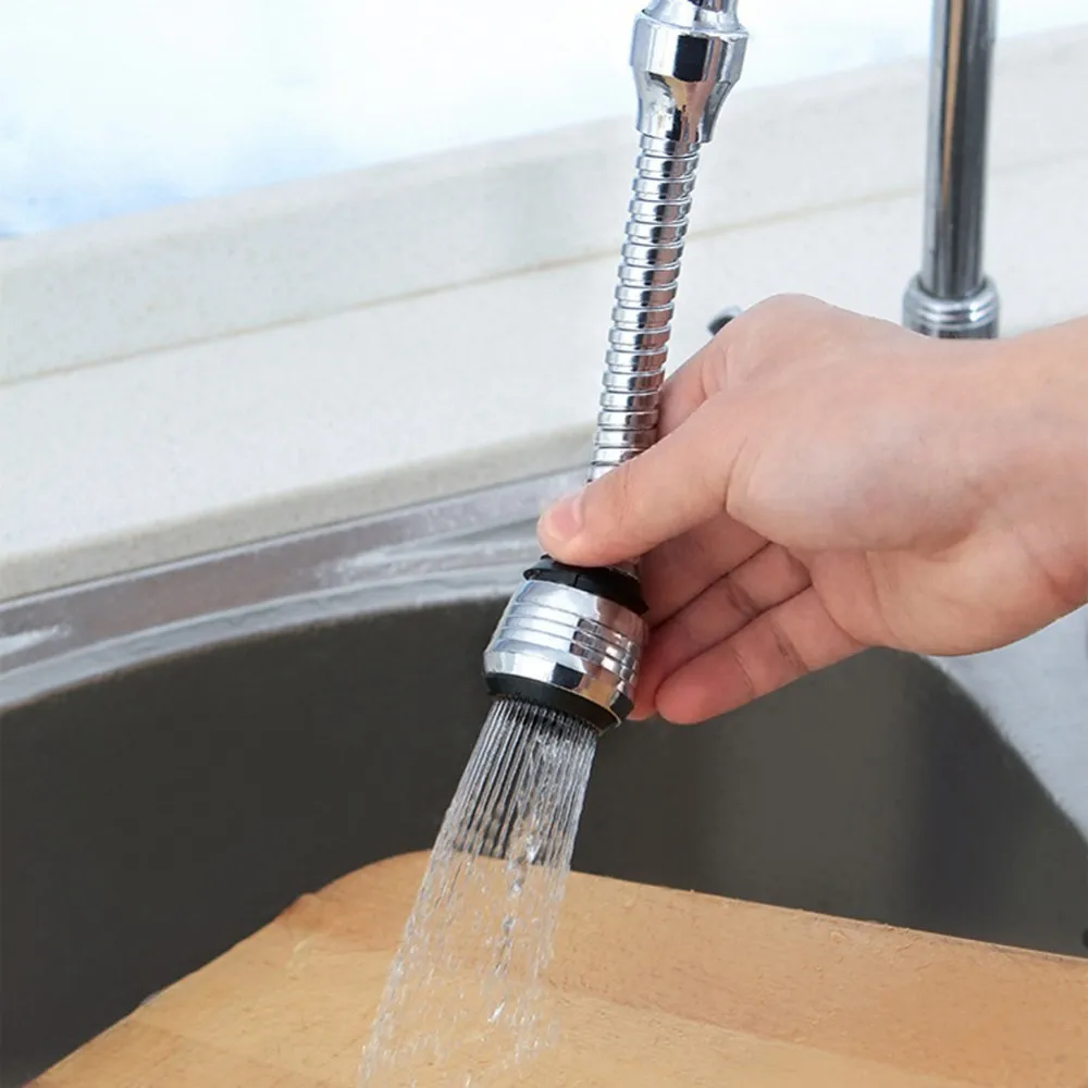 

Kitchen Faucet Aerator 360 Degree Adjustable Water Filter Diffuser Water Bubbler Aerator Water Saving Tap Flexible Tap Aerators