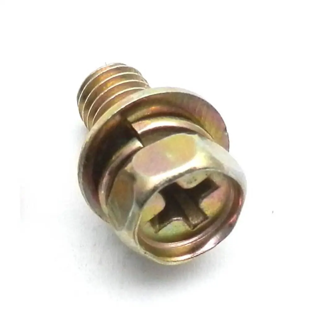 2 Set Universal Motorcycle Battery Terminal Screws Nut and Bolt M5x10mm M6x12mm 4Ah 5Ah 6AH 7Ah