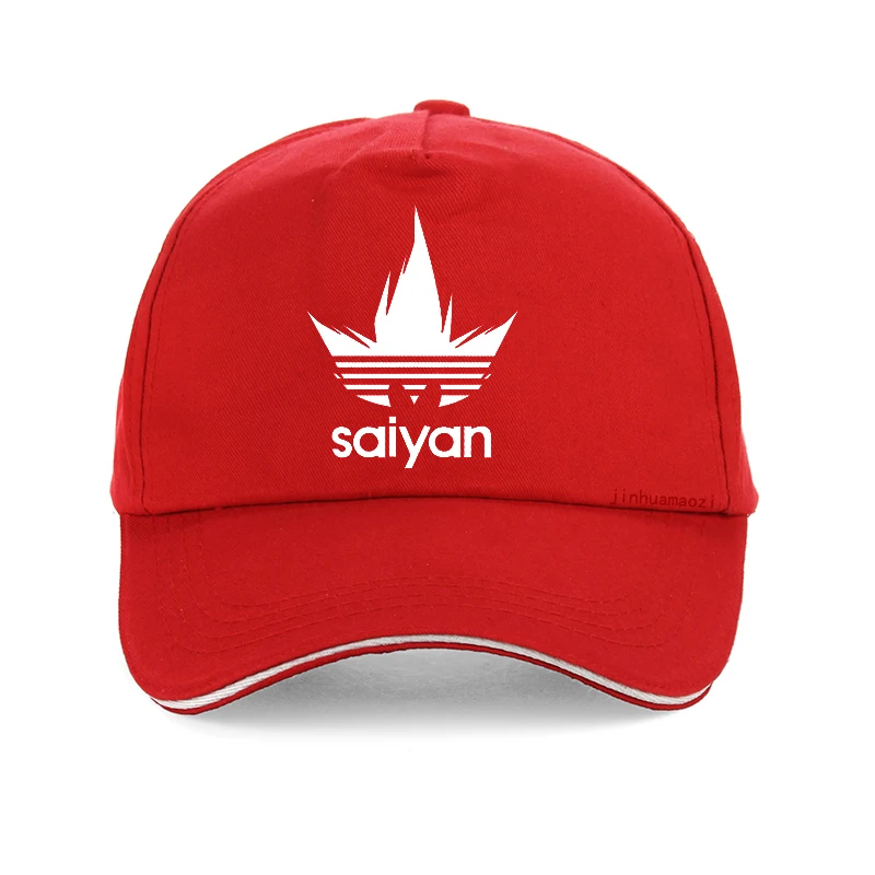 Красный Новая Кепка Dragon Ball Z Saiyan Dad Hat, Высококачественная бейсболка с вышивкой, черные шляпы для мужчин и женщин - Цвет: Красный