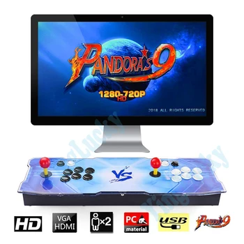 

New Pandora Box 9 1660 in 1 Arcade Game iron console 2 Players stick controller console HDMI VGA USB output PS3 TV PC 5s 6s 7 8s