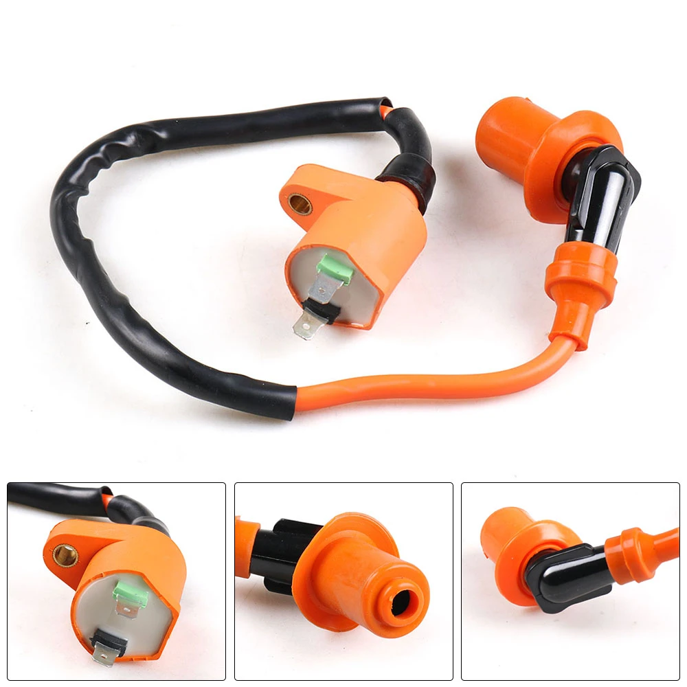 Racing Ignition Coil FOR Gy6 50 125 150cc Spark Plug Wire Scooter Moped