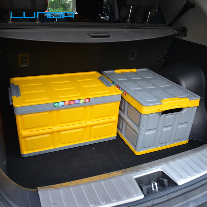 

Car Trunk Box Storage Bag Organizer High Capacity Multi-use PP Material Car Seat Back Organizers Interior Accessories