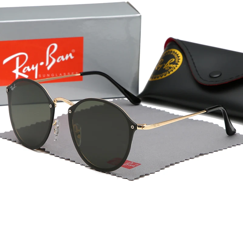 2020 брендовые популярные ретро солнечные очки RayBan RB3574 кошачий глаз женские