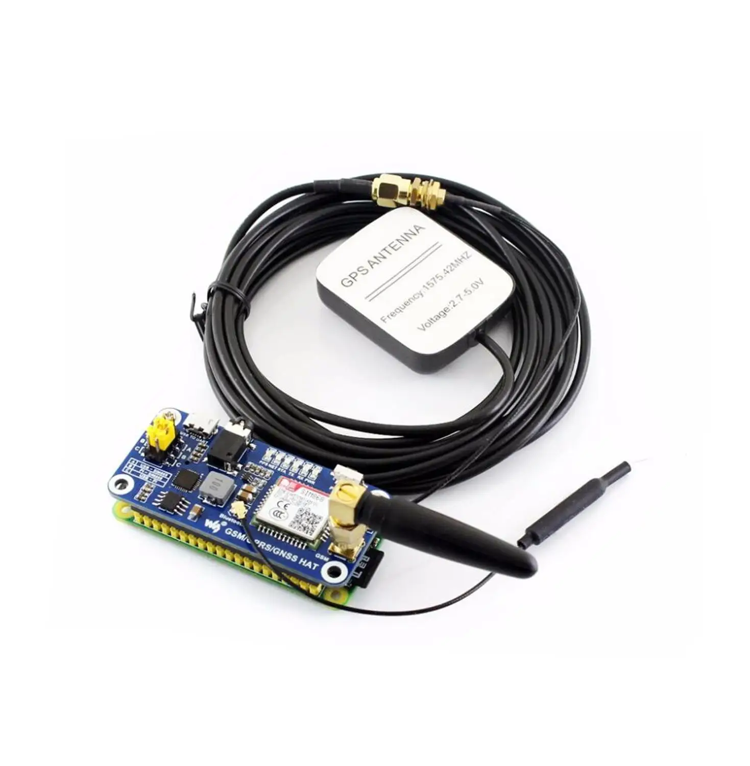 Шляпа AiSpark GSM / GPRS/ GNSS/ Bluetooth для Raspberry Pi 3 0 поддержка SMS телефонных звонков GPRS DTMF HTTP FTP