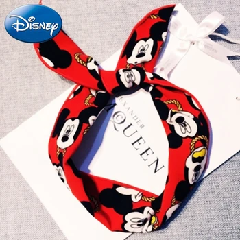 

Disney Mom Baby Mickey Ears Baby-Headbands-Hair Hoop Stretch Knot Hair Bows Cotton Children Hair-Bands baby Hairs-Accessories