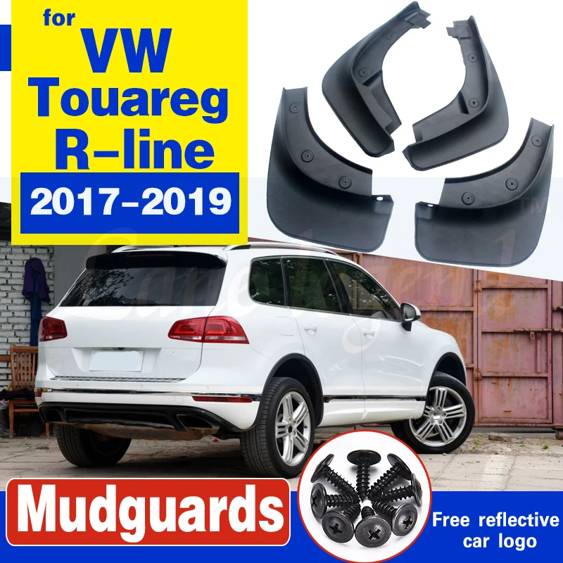4 шт./компл. Автомобильные Брызговики для Volkswagen VW Touareg R line 2017 2018 2019 Line брызговики