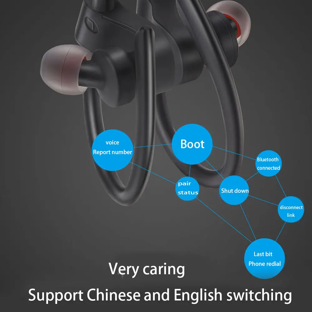 558, Bluetooth наушники, ушные петли, наушники, стерео, Bluetooth гарнитура, Беспроводные спортивные наушники, гарнитура с микрофоном для всех смартфонов
