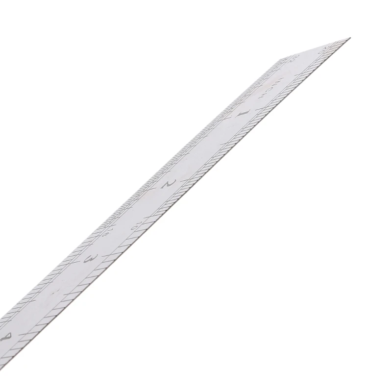 

Stainless Steel Double Side Measuring Straight Edge Ruler 60cm Silver R9JB