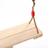 Solid Wood Swing Adult Kids Sensory Toys Family Outdoor Games Tree Swings Preshool Indoor Swing Chair Wooden Load Bearing 150kg 2