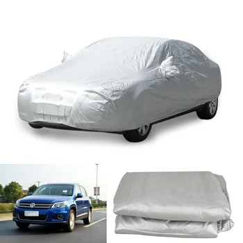 

Durable Auto Car Cover Sunproof Dust-proof Rain Resistant Protective Anti UV Scratch Sedan Cover 450 x 170cm