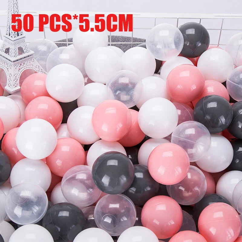 50/100 Pcs Eco-Friendly Colorful Ball Pit Soft Plastic Ocean Ball Water Pool Ocean Wave Ball Outdoor Toys For Children Kids Baby 13