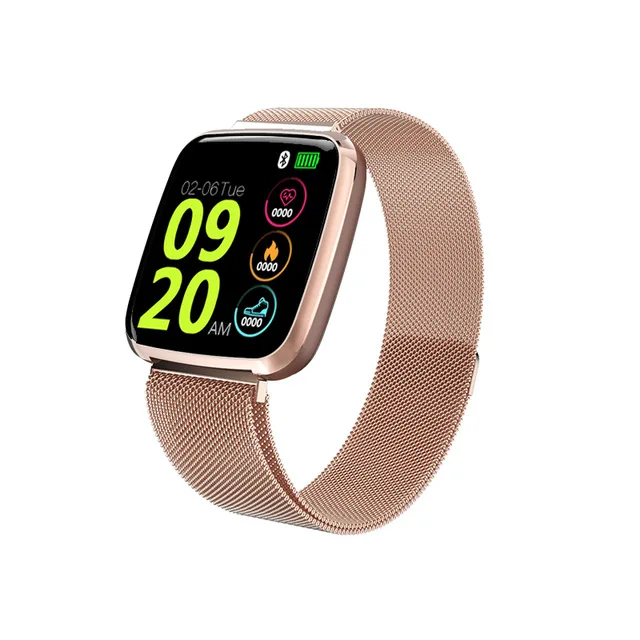 Женские водонепроницаемые Смарт-часы P70 P68 Plus Bluetooth Smartwatch для Apple IPhone монитор сердечного ритма фитнес-трекер Браслет - Цвет: S7 Gold Steel