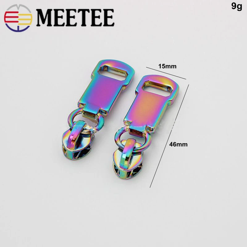 5/10 pz Meetee lega cerniera Silder per 5 # cerniere in Nylon/metallo  tiretti con cerniera fai da te per borsa da cucito cerniere tascabili kit  di riparazione strumenti su misura - AliExpress