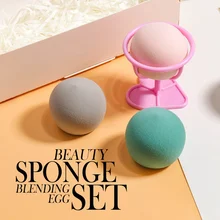 Reusable Makeup Sponge Powder Puff Hydrophilic Makeup Eggs Packed Makeup Tool Cosmetic Puff