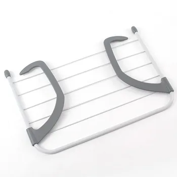 

Portable Foldable Drying Rack Clothes Punch Free Hanger Winter Heating Radiator Balcony Clothes Hanger 52X16X34.5Cm