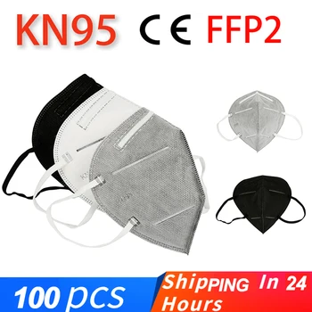 

KN95 FFP2 Mask Adult Mask Mascarillas 5 Layers Mouth Face Mask KN95 Filter Respirator Protective Mask Reusable FFP2 FPP2