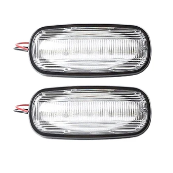 

2Pcs Car LED Side Marker Light Turn Signal Light Side Repeater Lamp for Land Rover Discovery Defender TD5