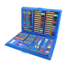 86 шт. детские инструменты для рисования товары для рукоделия для рисования акварелью ручка линейка ластик точилка YE-Hot