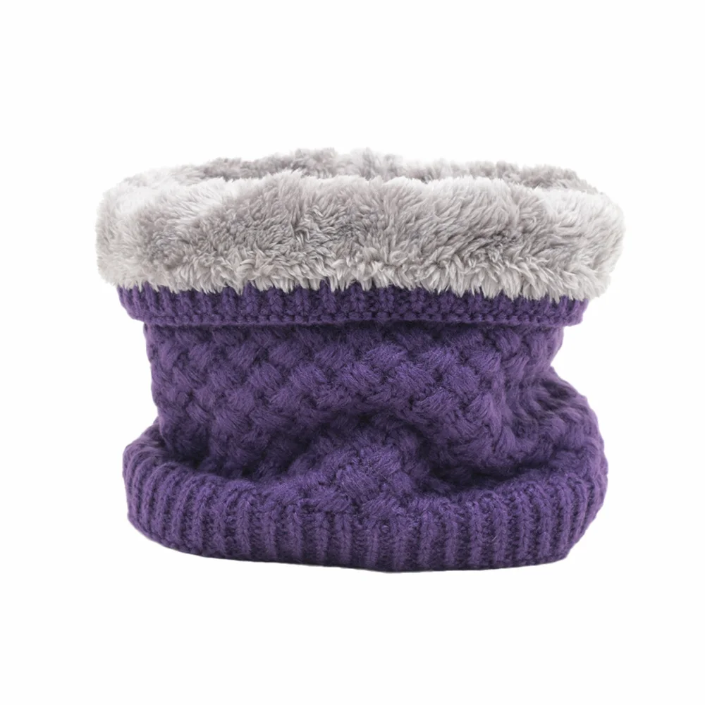 Fashion Winter Scarf For Women Men Children Baby Scarf Thickened Wool Collar Scarves Neck Scarf Cotton Unisex
