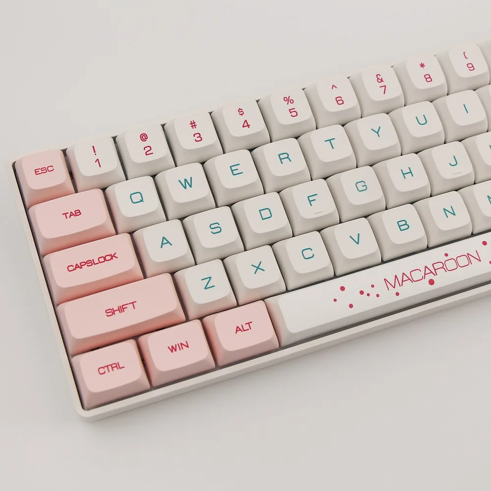 129 Key PBT Keycap DYE-SUB XDA Profile Macaron Keycap Theme  Personalized Minimalist Keycap For Mechanical Keyboard MX Switch