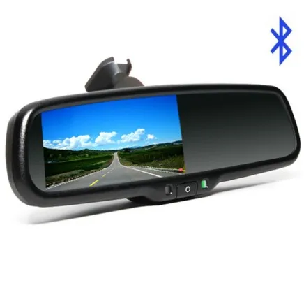 

4.3 inch Car Rearview Mirror Monitor With Bluetooth Handfree Phone Call Kit
