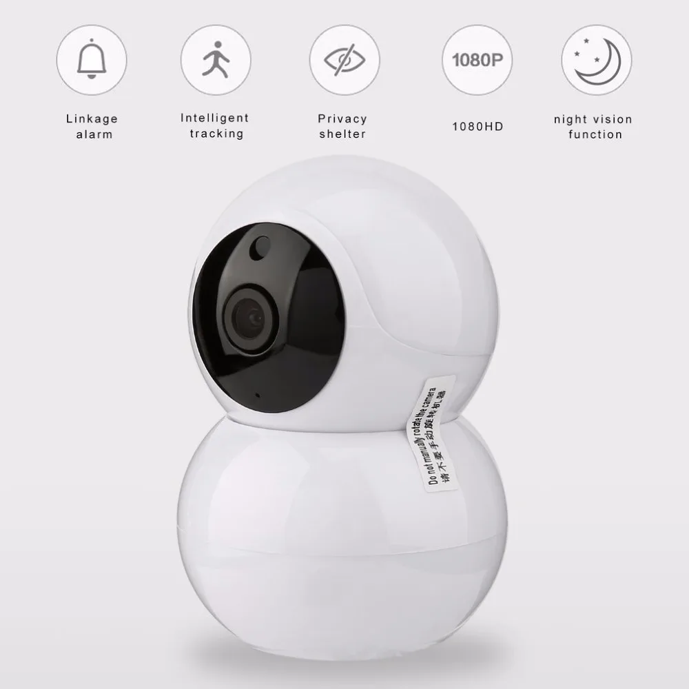 LESHP Wi-Fi умная ip-камера PTZ Full HD Домашний Детский монитор камера наблюдения безопасности ночного видения P2P сетевая видеокамера