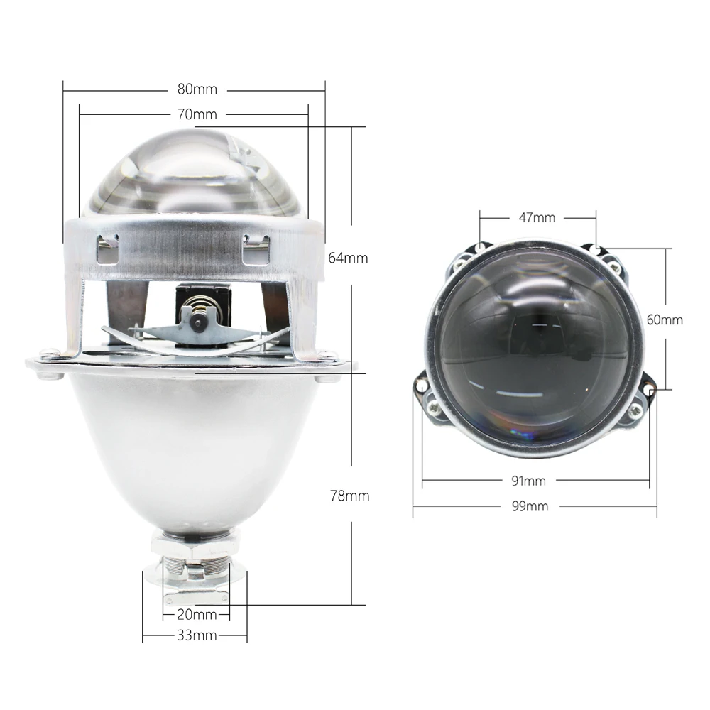 TAOCHIS Авто 3,0 дюймов WST фары для автомобиля мотоцикла модифицированный H1 H4 H7 универсальные линзы проектора bi xenon