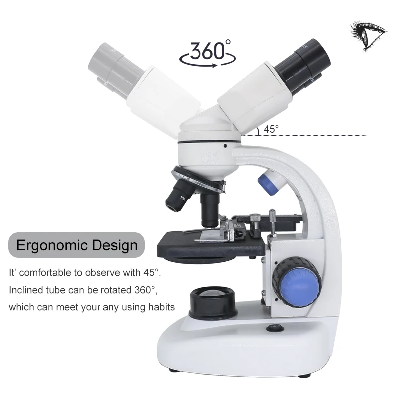 2000X Binocular Biological Microscope 2.0MP USB Camera Digital  Microscope 100 pcs Specimen f/ Student Biological Experiment