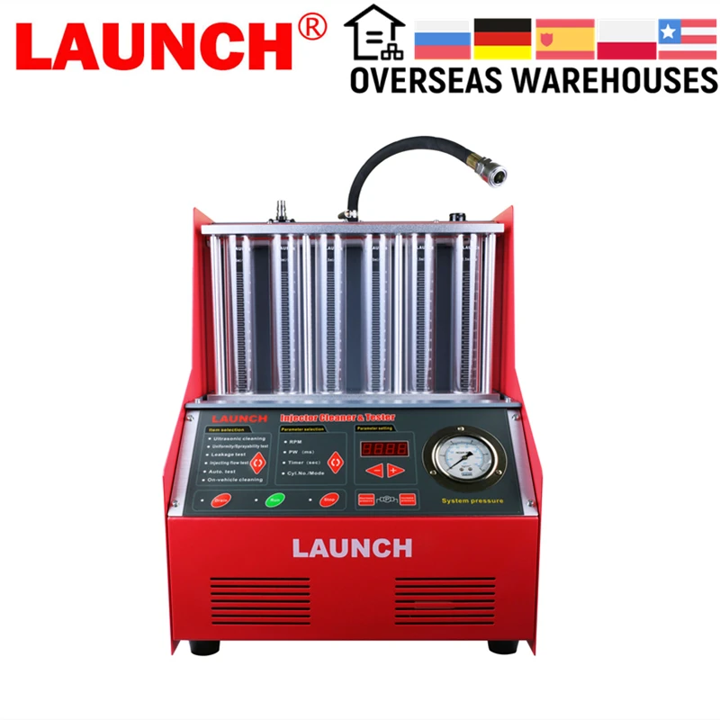 Launch Cnc602a Car Fuel Injector Cleaning Machine Ultrasonic Fuel