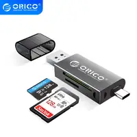 ORICO USB 3,0 SD TF Kartenleser 5Gbps SuperSpeed Übertragung Adapter Typ C Kartenleser Tragbare Multifunktions Spiel mit OTG