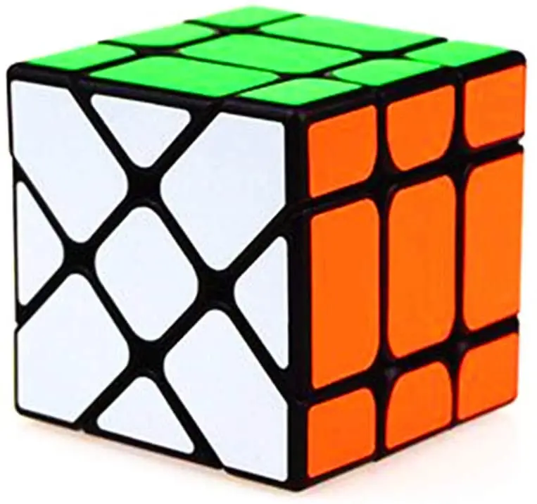 Куб головоломка cuberspeed YJ Fisher Cube V2 Черный магический куб MoYu цветная наклейка v2 Black
