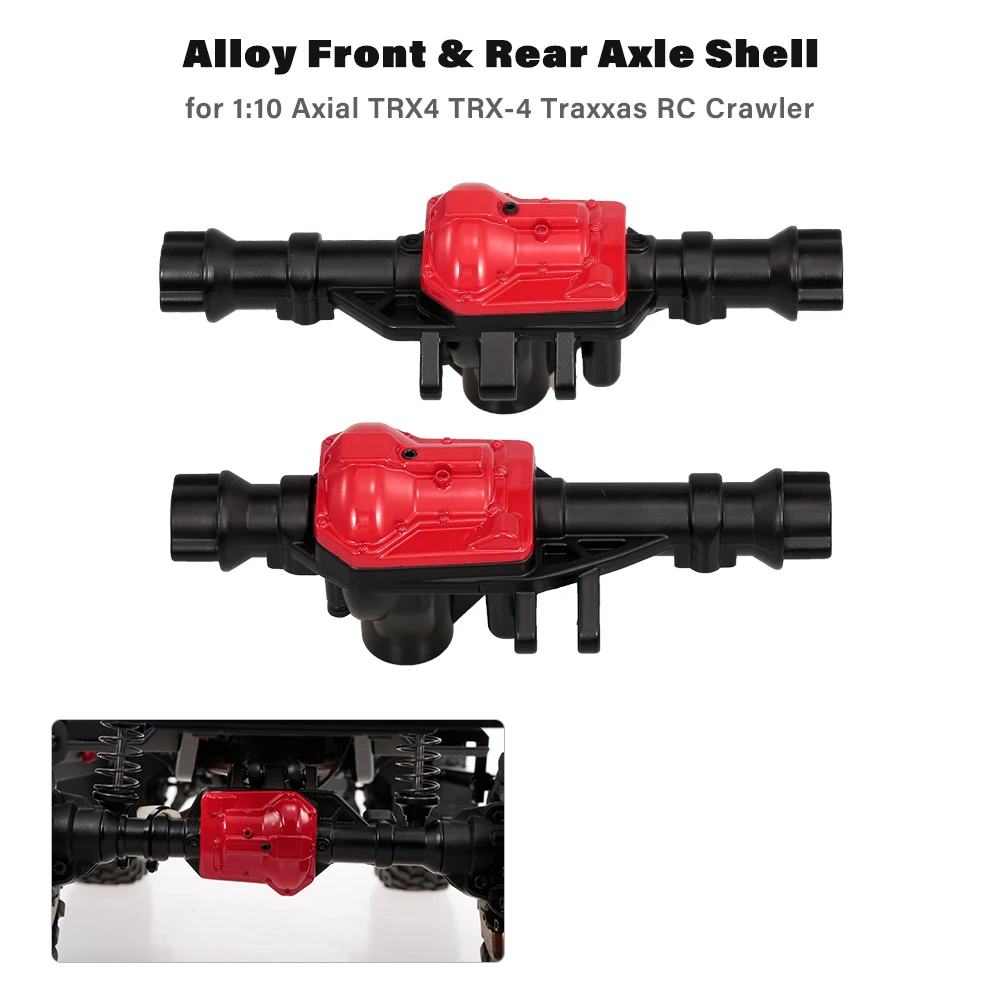 

Alloy Front & Rear Axle Shell for 1:10 Axial Traxxas RC Crawler Cars Parts Upgraded Rock Crawler Parts for 3 Colors