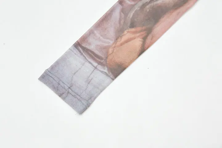 TVVOVVIN осень зима рисунок Татуировка Сексуальная Женская печать на прозрачной поверхности винтажные Женские топы для девочек Толстовка H827