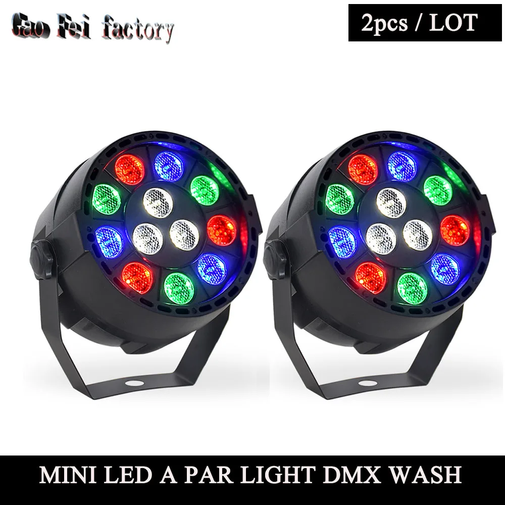 High Quality Disco Light 12X3W Led Par Rgbw Dmx Led Party Lights Stage Lighting Effect Stroboscope Beam Christmas(2Pcs/Lot )