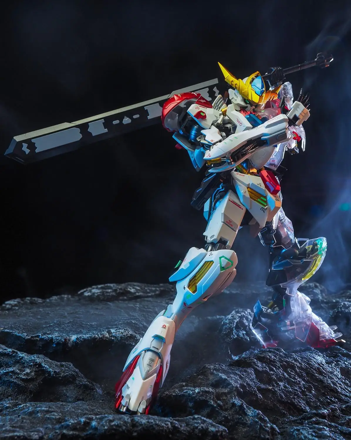ZZX модель 1/100 MG HIRM ASW-G-08 Barbatos Lupus gunдамба двойные доспехи металла DZ002