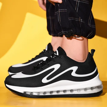 

Men Fashion Sneakers Mixed Color Casual Shoes Full Air Cushion Sport Training Shoes