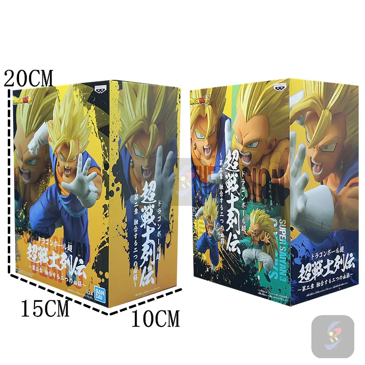 Banpresto Dragon Ball Z DBZ SSJ Vegetto of the SSJ3 Gotenks Vol. 2 игрушки Фигурки Модель Куклы Brinquedos