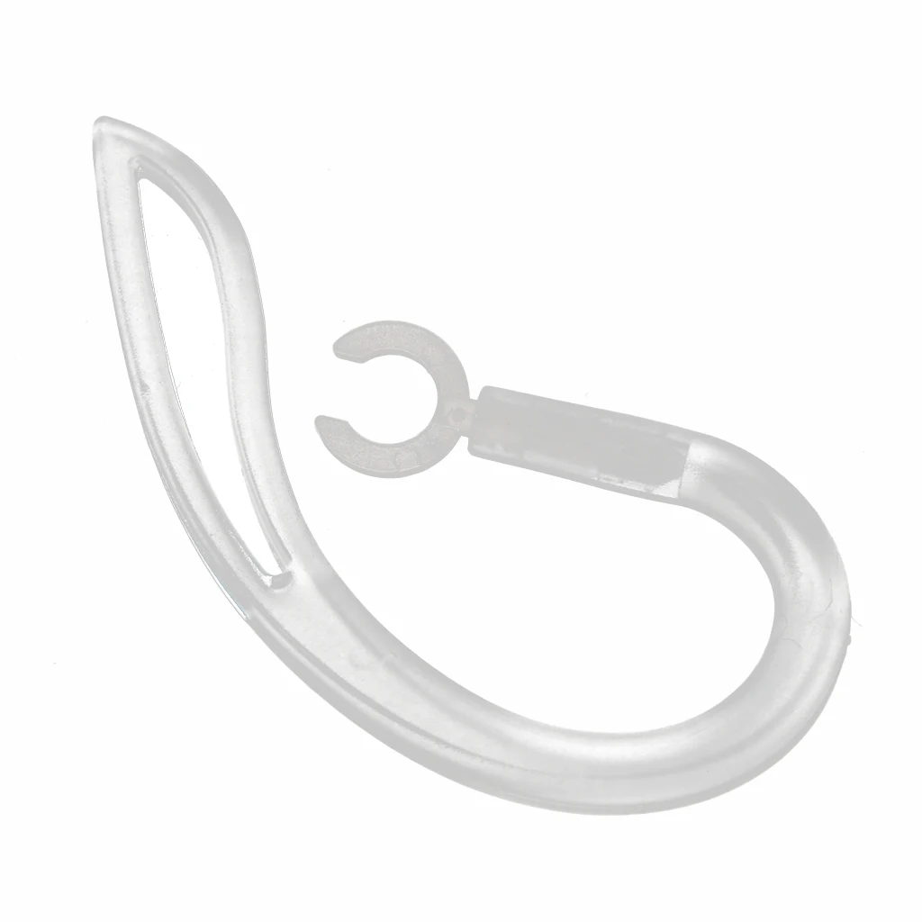 4pcs Clear Replacement Bluetooth Headset Earhooks for Marque M155 M165 M1100 M100 M55 M28 M25 (6mm)
