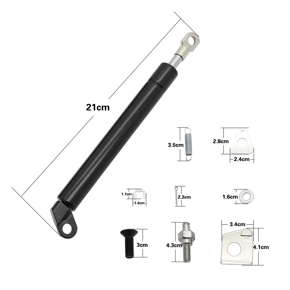 Spring Steel Rear gate Damper Tailgate Slow Down & Easy Up Strut Set for FORD RANGER 2012-Car Accessory rear gate damper strut set