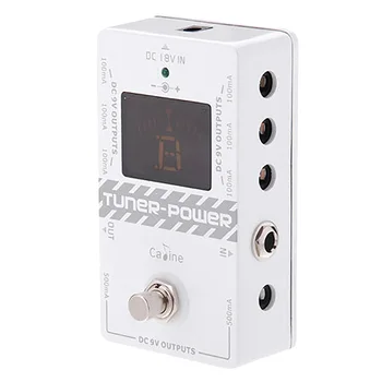 

Caline Cp-09 2-In-1 Tuner and Power Supply True Bypass for Dc 9V Electric Guitar Effect Pedal Eight Isolated Outputs Multifuncti