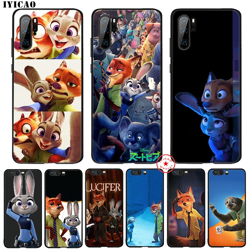 IYICAO животных из мультфильма зверополис мягкий чехол для huawei P30 P20 P10 P9 P8 Lite Pro P Samrt Z