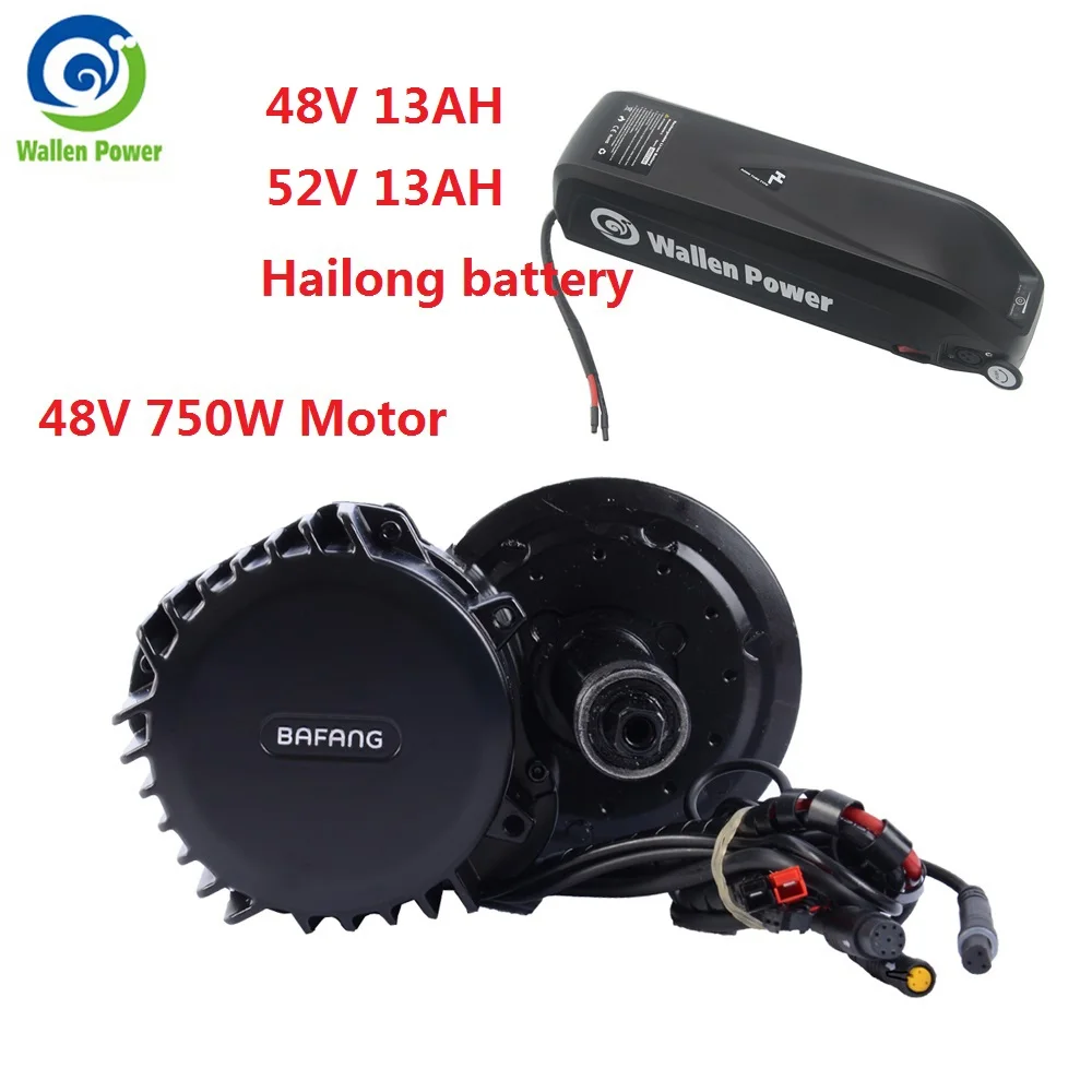 48V 750W до середины центр приводной двигатель комплект для переоборудования электрического велосипеда 8Fun BBSHD BBS01 Bafang двигатель с 48v 52v 13ah Hailong а... 48V 750W до середины центр приводной двигатель комплект для переоборудования электрического велосипеда 8Fun BBSHD BBS01 Bafang двигатель с 48v 52v 13ah Hailong а...