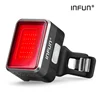 INFUN F50 Bicycle Rear Light For Bike Automatic Brake Induction Taillight MTB Cycling Charge LED Safety Running Lamp Accessories ► Photo 1/6