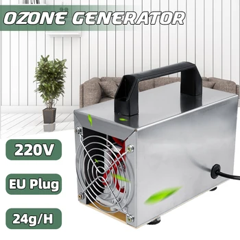 

Ozone Generator 28g/h Portable Ozonizer Air water Purifier Sterilizer treatment Ozone addition to formaldehyde 220V