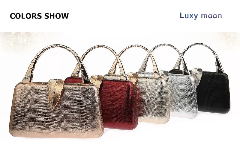Luxy Moon Leather Hand Clutch Size Available Colors