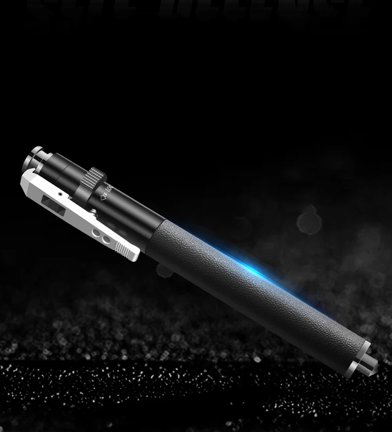 

Lever Telescopic Alloy Steel Pen Rod Glass Break Hammer 19cm To 40cm Steel stick weapon Tool Car Self-defense Protection Supply