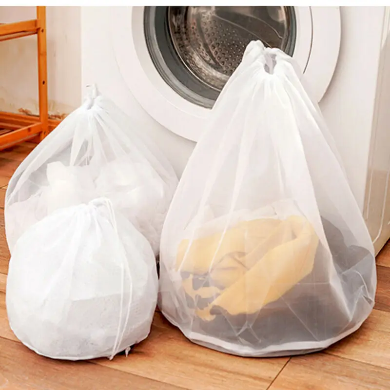 Стиральная машина Drawstring сетки для луз мешок для стирки большие утолщенные мешки для стирки