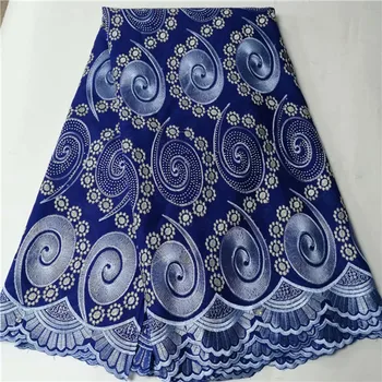 

High Quality Swiss Lace Fabrics Nigerian Lace Fabric Latest African French Lace Embroidery Cotton Lace Fabric